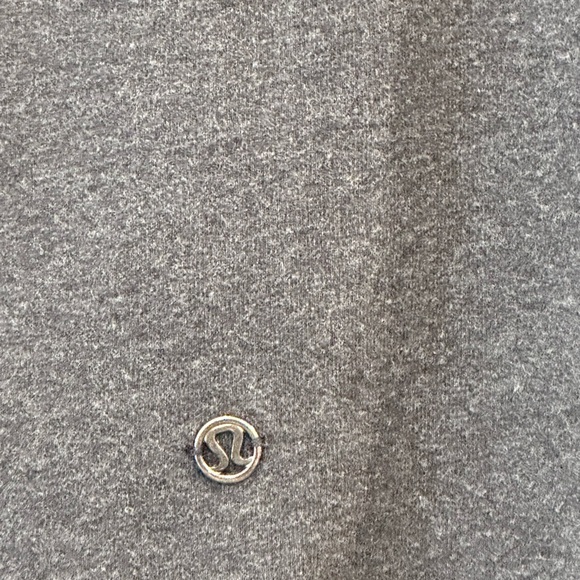 Lululemon Om & Roam Pullover Hoodie Jacket Black Zip Size 8 Grey Slouchy - Picture 7 of 7